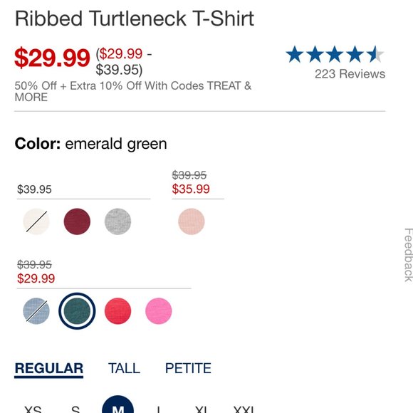 Ribbed Turtleneck T-Shirt - Picture 4 of 4